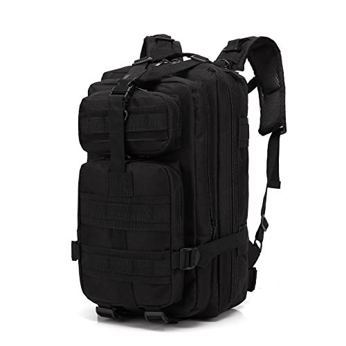 Long Keeper 30L Military Tactical Backpack Mens Hiking Camping School Travel Molle Backpack Waterproof Small Army Rucksack for Men Women Outdoor