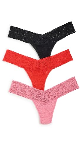 Image of hanky panky - Signature Lace Low Rise Thongs for Women | Lacy Lingerie Underwear | 3 or 5 pack
