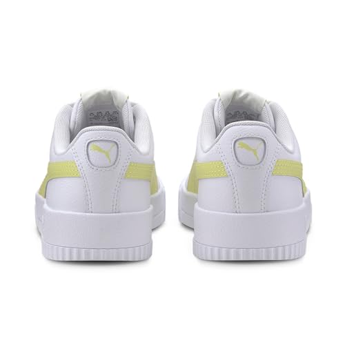 Image of Puma Women's Leather Low-Top Trainers (White 4 UK (Narrow))