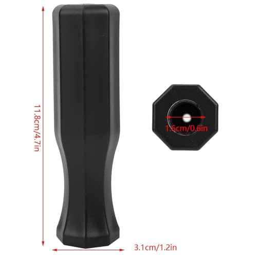 Poignée de baby-foot plastique design octogonal de remplacement durable