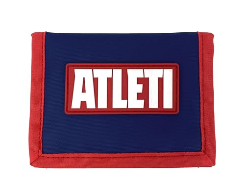 CYPBRANDS Atlético de Madrid, Billetera, Monedero, Cartera, Complementos, Fútbol, Color Azul, Producto Oficial