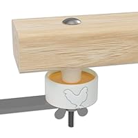 4X Behälter Milbensperre für Hühnerstange gegen rote Vogelmilbe Hühner, Milbenschutz, Milbenfalle, Hühnerstall, Hühnerstange (4X Behälter für 2 Hühnerstangen geeignet)