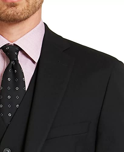 Alfani Men's Slim Fit Stretch Solid Suit Jacket Black Size 363
