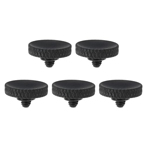 Pulsante di Scatto per Fotocamera confezione 5 pezzi Rilascio Morbido Otturatore in Rame Puro Zigrinato Adatto per Opaco nero