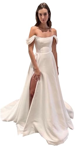 tulle party dress Purple Tulle Long A-Line Prom Dress Off the Shoulder Evening Party Dress Purple / 14
