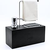 REMPLISSEZ-LE UNE FOIS ET OUBLIEZ-LE – GRANDE CAPACITÉ XL 800 ML Plus besoin de remplir le distributeur tous les quelques jours. Son grand réservoir de 800 ml permet une utilisation prolongée avec moins de recharges. Pompe en acier inoxydable pour un dosage fluide, confortable et sans effort au quotidien.