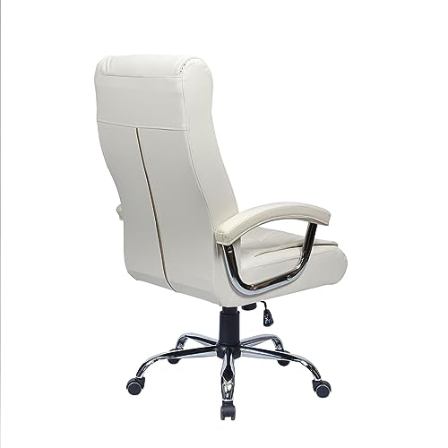 Cadeira de Escritório Presidente Munique Bege - Mola Ensacada - Original Conforsit