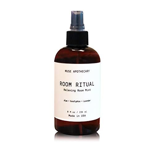Muse Apothecary Room Ritual – Aromatic and Relaxing Room Mist, 8 oz, Infused with Natural Essential Oils – Aloe + Eucalyptus + Lavender