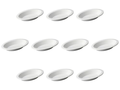 Set of 10 SIRO Oval Au Gratin Large [22 x 13.3 x 3.2 cm) | Setomonohonpo Ceramic Au Gratin Dish
