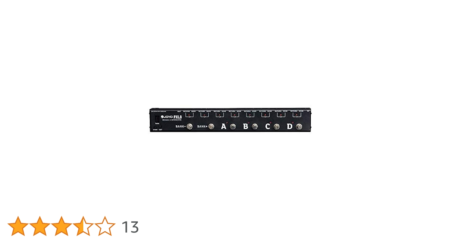 JOYO PXL-PRO プログラマブルスイッチャー Amazon.com: JOYO PXL-PRO Foot Pedal Controller Dual 4