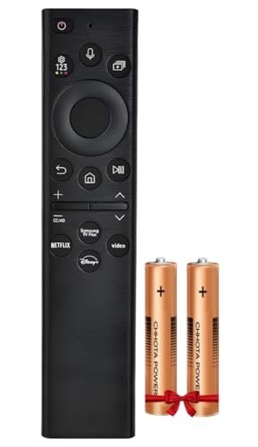 Image of Remote Compatible with Samsung Smart TV with 2 AAA Batteries, BN59 with Bluetooth Voice Comand (No Solar Cell) for LED LCD 4K QHD OLED TV (SNS-V)