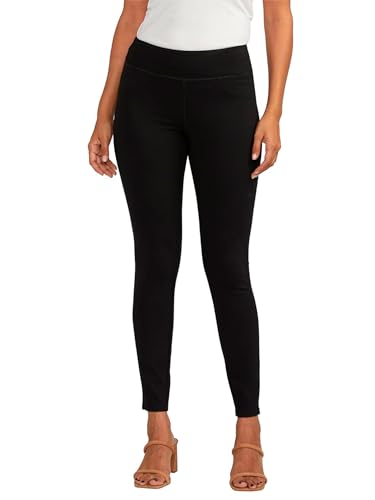 JAG Jeans Women's Ricki Mid Rise Pull-on Legging, Black, 12