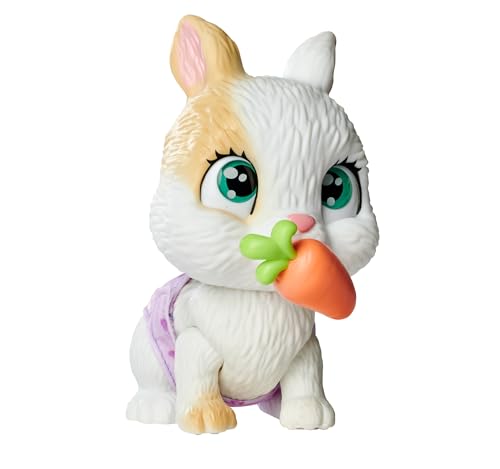 Simba 105953052 – Pamper Petz Hase, mit Trink- und Nässfunktion, Spielzeughase für Kinder ab 3 Jahren, Häschen zum Spielen, mit Überraschung und magischer Pfote