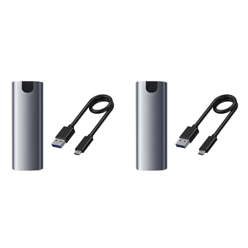 Caja externa para 2 SSD M.2 NGFF a USB 3.1 Gen 2 miniatura 1