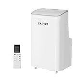 12000 BTU Portable Air Conditioner with White Body and Black Top Cover, Cooling, Dehumidifying & Fan Functions, Perfect for Large Rooms, Quiet Operation, 24-Hour Timer & Energy Saving