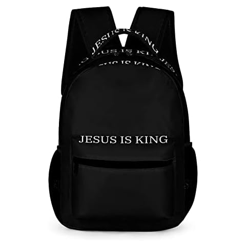 SDERDZSE Backpack Jesus Is King Laptop Backpack Casual Daypack Cute Travel Backpack for Women Men Cover