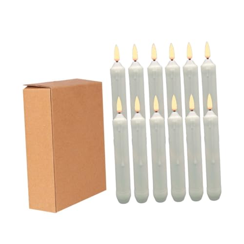 Velas LED cónicas sin llama: olvídate del humo y las manchas de cera en tus eventos