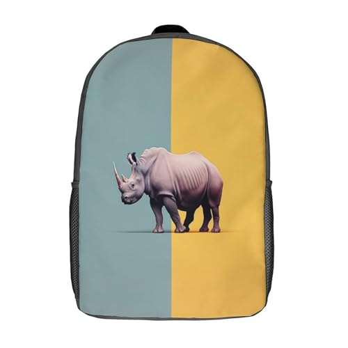 Cartable léger rhinocéros pour soulager le dos des enfants de école