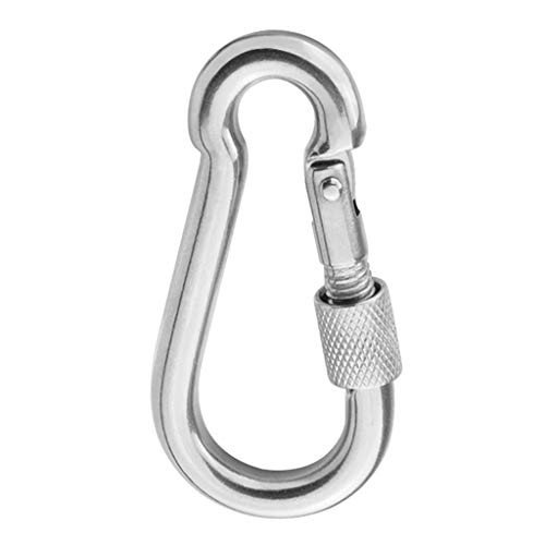 Tongina Mosquetão De Bloqueio De Rede Hammock Hanging Buckle Keychain Camping Hiking Swing