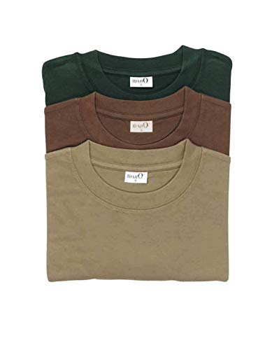 Lot de 3 T-Shirts Unis XL Percussion basiques confortables en coton pour homme