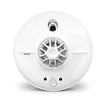 FireAngel HW1-R Mains Powered Heat Alarm for Kitchen with 9V Battery Backup, Hardwired Heat Fire Alarms for Home, Attic, Garage, White, 1-Pack