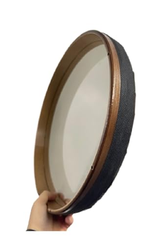 Bendir Accordable en Plastique et Verre avec Peau, Instrument de Percussion Turc, 40 cm
