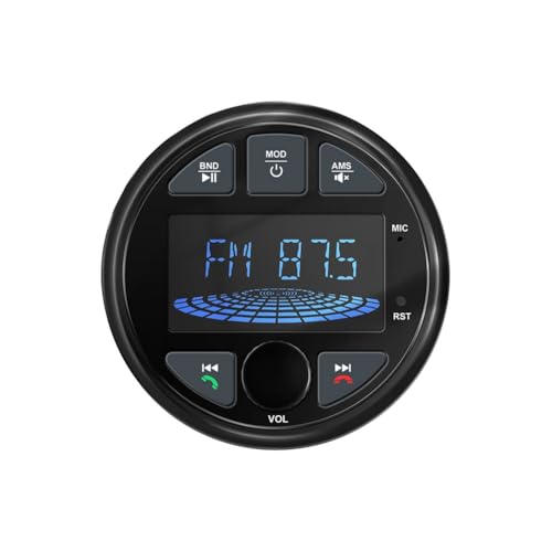 Unteryuu(�E���e�����E) Boat Radio FM AM MP3 Media Player Marine Stereo Waterproof Bluetooth Audio Fit For ATV UTV SPA RZR For Harveste