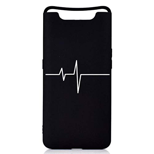 Crystal Glitter Transparent TPU Sparkle Bling Compatible with Samsung A80,Ultra Thin Slim Soft Clear Funny Cute 3D Flower Cartoon Flexible Silicone Bumper Protective Back Cover