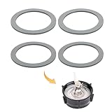 4 PCS Blender Gasket Replacement,Blender Rubber ring Replacement,Blender Sealing Ring Gaskets O-Ring GasketSeal,Compatible with Osterizer and Oster Blender Replacement Parts
