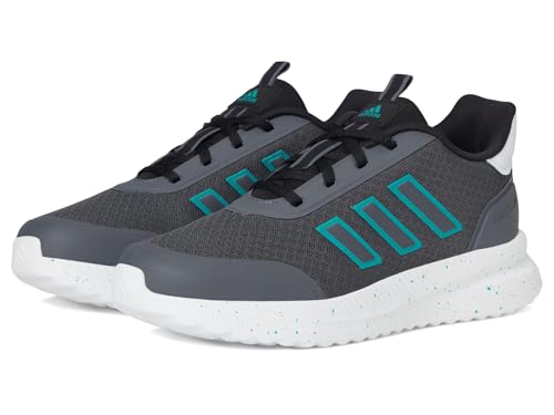 adidas X_PLR Path Sneaker, Grey/Pure Teal/Black, 4 US Unisex Big Kid