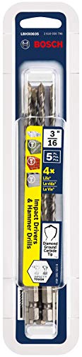 Bosch Hex Shank Hammer Drill Masonry Bits
