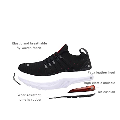Foto von frysen Laufschuhe Herren Damen Atmungsaktiv Leichtgewicht Luftpolster Sportschuhe Straßenlaufschuhe Turnschuhe Sneaker Joggingschuhe Walkingschuhe Sport Fitness Schuhe 34-46 EU