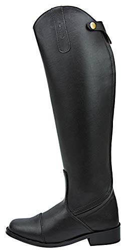 Mens Man Stirling Dress Dressage Boots with Back Zipper Riding English Equestrian Black4