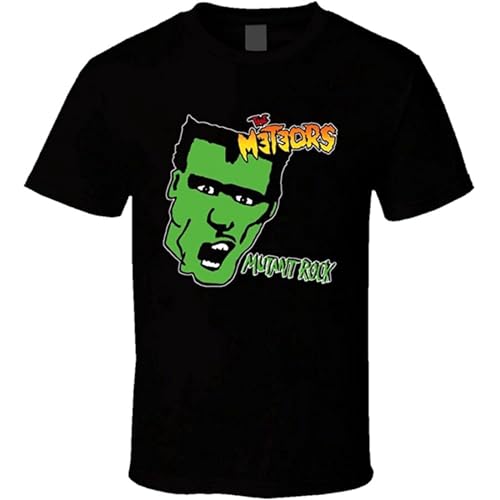 The Meteors Mutant Rock T-Shirt for Men Shirt T-Shirt Black XXL