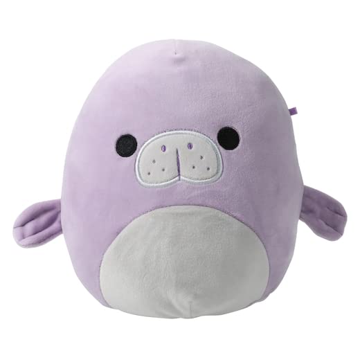 Squishmallows 7.5'' Marius The Manitee (SQCR02695), Purple, 7.5 inch - Image 2