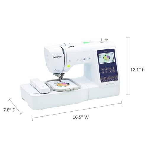 Brother SE700 Sewing and Embroidery Machine with 4"x4" Hoop Area - Touchscreen, USB Port, and Wireless Connectivity - 135 Built-in Designs & 103 Stitches Bundle with Sewing Clips and Bobbins (3 Items)