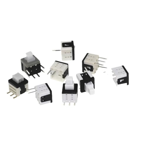Micro-interrupteur autobloquant 5.8x5.8mm SMD 6 broches pour circuit imprimé