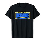I Stand with Ukraine - Patriotic Caring Crisis Russia Framed Women Men T-Shirt