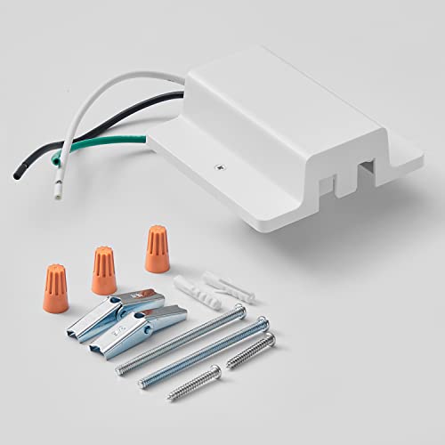 VANoopee H Track Floating Canopy Connector White - Single Circuit,