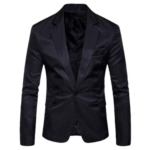 Men's Suit Casual Youth Slim Business Solid Color 1 Button Blazer Slim Fit Wedding Suits