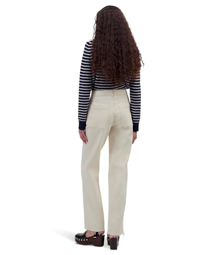 Madewell Women's White Patch Pocket Emmett with Let Down Hem in Vintage Canvas3