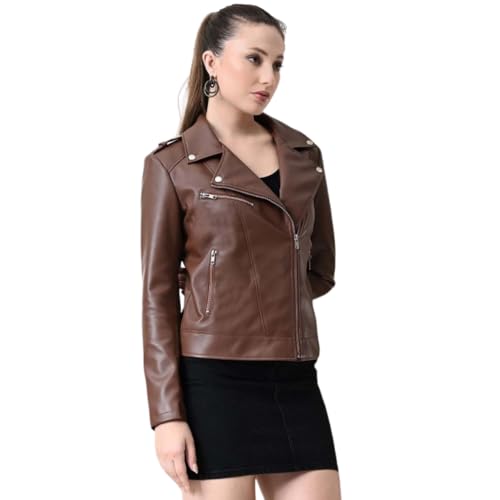 Image of Women FauxLeather Jacket Trending Biker