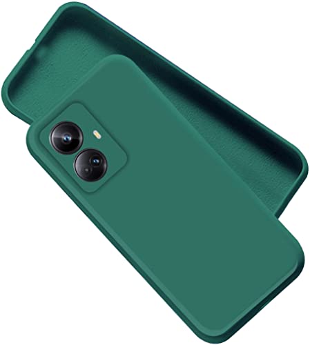 Image of A rtistque Back Cover Case for Realme 10 Pro Plus 5G with Camera Protection | Shockproof TPU | Stylish Protective Design | Slim Fit | Ultra Matte | Realme 10 Pro Plus 5G Back Cover - Green