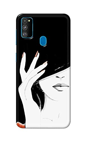 Image of PRINTFIDAA Photo of Beautiful Girl Hard Back Cover for Samsung M30s / Samsung M21, SM-M307FN / DS, SM-M307F / DS Back Cover -(P6) KAT1005