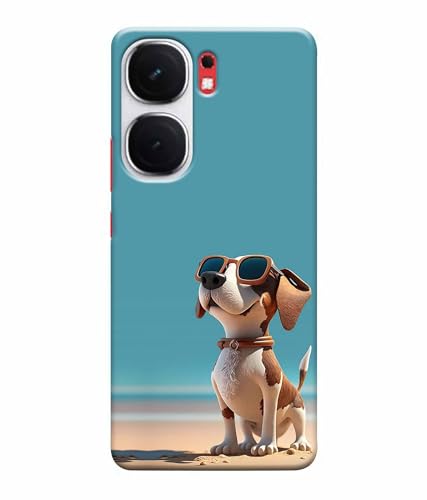 Image of Cute Pet Dog Lover Printed Hard Back Case Cover & Compatible for Vivo IQOO Neo 9 Pro 5G | I2304 (Multicolor) - D1814