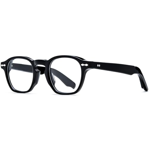 Image of HEPIDEM Acetate Glasses Frame Men Women Square Eyeglasses Optical Spectacles MZEPH