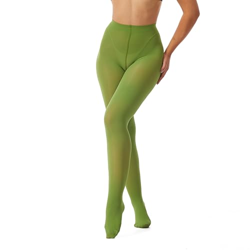 Image of Frola Semi Opaque Tights for Women 40 Denier Matte Solid Color Pantyhose Soft Stockings Nylons Under Dress
