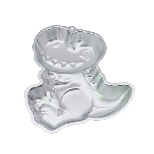 Image of Ulalaza 3D Dinosaur Baking Pan Aluminum Cake Mold DIY Birthday Cake Mould Kitchen Supplies