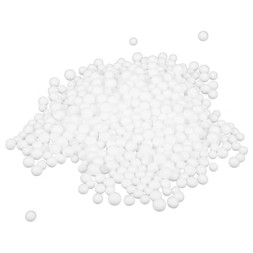 Cabilock Perles De Mousse Légères Pour Rembourrage Canapé Et Travaux Manuels En Blanche 2 À 4 Mm