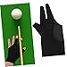 Anneome Professional Snooker Billiards Gloves Elastic Breathable Non-Slip Three-Finger Pool Cue Sports Glove Men's Women's